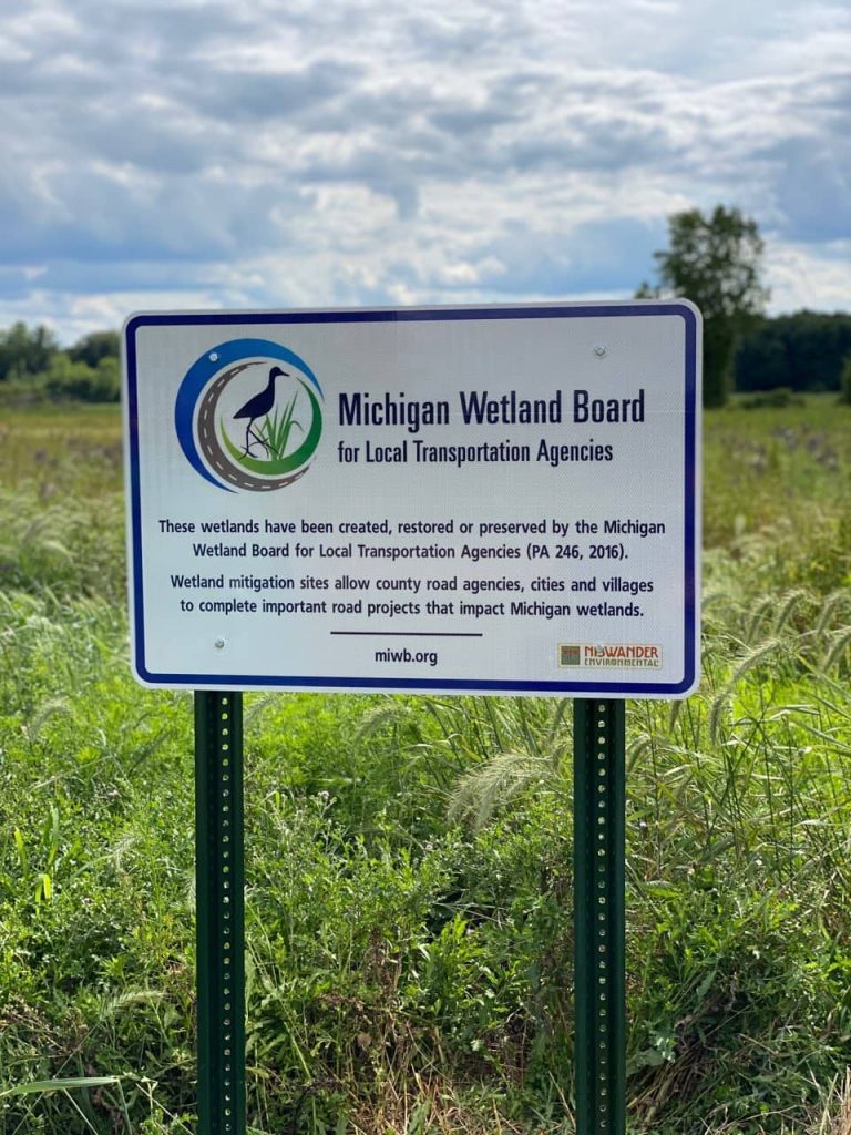 Perry Mitigation Bank Site sign